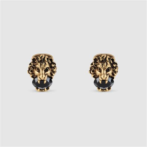 gucci lio|gucci lion cufflinks.